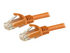 StarTech.com 1m CAT6 Ethernet Cable, 10 Gigabit Snagless RJ45 650MHz 100W PoE Patch Cord, CAT 6 10GbE UTP Network Cable w/Strain Relief, Orange, Wiring is UL Certified/TIA