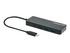 Manhattan USB-C Dock/Hub, Ports (x7): USB-A (x7), 5 Gbps (USB 3.2 Gen1 aka USB 3.0), External Power Supply Not Needed, Cable 15cm, SuperSpeed USB, Black, Three Year Warranty, Blister