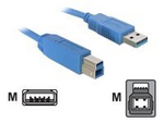 USB-kabel - USB typ A (hane) till USB Type B (hane)