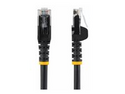 StarTech.com 7m CAT6 Ethernet Cable, 10 Gigabit Snagless RJ45 650MHz 100W PoE Patch Cord, CAT 6 10GbE UTP Network Cable w/Strain Relief, Black, Wiring is UL Certified/TIA