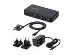 StarTech.com - Hubb - 3 x SuperSpeed USB 3.0 + 1 x USB-C (strömleverans)