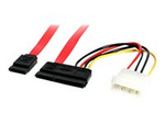 18in SATA Serial ATA Data and Power Combo Cable