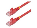 Startech 100ft CAT6 Ethernet Cable, 10 Gigabit Snagless RJ45 650MHz 100W PoE Patch Cord, CAT 6 10GbE UTP Network Cable w/Strain Relief, Red, Wiring is UL Certified/TIA
