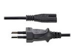 3m (10ft) Laptop Power Cord, EU Plug to C7, 2.5A 250V, 18AWG, Notebook / Laptop Replacement AC Power Cord, Printer/Power Brick Cord, Europlug to IEC 60320 C7