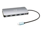 USB-C Metal Nano 3x Display Docking Station + Power Delivery 100 W