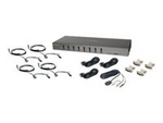 IOGEAR GCS1108KIT2 8-Port DVI KVMP Switch with Cable and Adapter Set