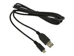 USB-kabel - USB (hane) till mikro-USB typ B (hane)