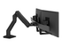 Ergotron HX Arm för dubbla bildskärmar för bordsmontering, svart (monitorarm)