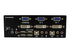 StarTech.com DVI VGA KVM-switch för dubbla skärmar USB med 2 portar, audio & USB 2.0-hubb