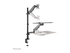 Neomounts DS90-325BL1 monteringssats
