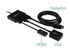 StarTech.com 3-ports multi-bildskärmsadapter