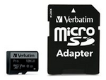 PRO - Flash-minneskort (microSDXC till SD-adapter inkluderad)