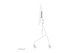 Neomounts Move Go Flip FL50-515WH1 vagn