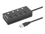 Manhattan - Hubb - 4 x USB 3.2 Gen 1