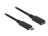 Delock - USB typ C-förlängningskabel