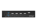 DisplayPort KVM-switch med 4 portar