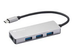 Hubb - 1 x SuperSpeed USB 3.0 + 3 x USB 2.0