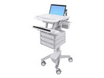 StyleView Laptop Cart, 3 Drawers