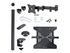 StarTech.com Laptop Desk Mount, Monitor and Laptop Mount for Desk, Displays 34in (8kg/17.6lb) & Laptops (4.5kg/9.9lbs), Adjustable & Articulating VESA Laptop Tray Arm