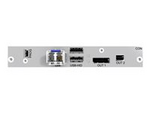 DKM FX Modular KVM Extender Interface Card Dual-Head, 4K30 DisplayPort 1.1, USB HID, High-Speed Singlemode Fiber