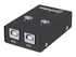Manhattan USB-A Automatic Sharing Switch, 2x USB-B Ports, 480 Mbps (USB 2.0), Dual Control (Auto-Sensing or Manual), Bus Powered, Hi-Speed USB, inc 1x 1.5m USB-A to USB-B cable, Black, Three Year Warranty, Blister
