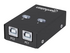 Manhattan USB-A Automatic Sharing Switch, 2x USB-B Ports, 480 Mbps (USB 2.0), Dual Control (Auto-Sensing or Manual), Bus Powered, Hi-Speed USB, inc 1x 1.5m USB-A to USB-B cable, Black, Three Year Warranty, Blister