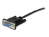 StarTech.com 2m Black Straight Through DB9 RS232 Serial Cable