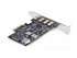 StarTech.com 5-Port USB PCIe Card, USB 3.2 10Gbps, PCI Express Card with 4x USB-C Ports, 1x USB-A Internal Port, USB PCIe Controller Card, Windows/macOS/Linux