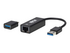 Eaton Tripp Lite Series USB-C, USB-A to RJ45 Gigabit Ethernet Network Adapter (2xM/F), USB 3.2 Gen 1, Black