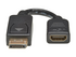 Eaton Tripp Lite Series DisplayPort to HDMI Video Adapter Video Converter (M/F), HDCP, Black, 6 in. (15 cm)