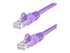 StarTech.com 75ft CAT6 Ethernet Cable, 10 Gigabit Snagless RJ45 650MHz 100W PoE Patch Cord, CAT 6 10GbE UTP Network Cable w/Strain Relief, Purple, Fluke Tested/Wiring is UL Certified/TIA