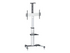 Manhattan TV & Monitor Mount, Trolley Stand, 1 screen, Screen Sizes: 37-65", Silver, VESA 200x200 to 600x400mm, Max 50kg, LFD, Lifetime Warranty vagn
