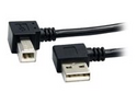 StarTech.com 3 ft / 91cm A Right Angle to B Right Angle USB Cable