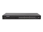 Intellinet 24-Port Network Switch, 24-Port (RJ45), Rackmount, Gigabit, 4 SFP, Ethernet Web-Smart, 10/100/1000 Mbit