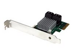 PCI Express 2.0 SATA III 6 Gbps RAID-kontrollerkort med 4 portar och HyperDuo nivåindelad SSD-lagring