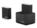 USB-batteriladdare + batteri 2 x