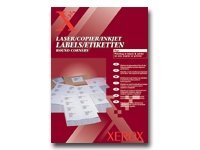 Xerox - runda etiketter