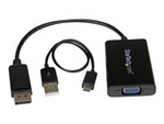 DisplayPort till VGA-adapter med audio