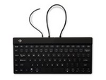 Split Ergonomiskt Tangentbord, QWERTY (US), svart, trådbunden