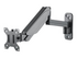 Manhattan TV & Monitor Mount, Wall, Spring Arm, 1 screen, Screen Sizes: 17-32", Black, VESA 75x75 to 100x100mm, Max 8kg, Height Adjustable Swivel Arm (3 pivots), Lifetime Warranty konsol