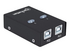 Manhattan USB-A Automatic Sharing Switch, 2x USB-B Ports, 480 Mbps (USB 2.0), Dual Control (Auto-Sensing or Manual), Bus Powered, Hi-Speed USB, inc 1x 1.5m USB-A to USB-B cable, Black, Three Year Warranty, Blister