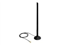 DeLOCK SMA WLAN Antenna with Magnetic Stand and Flexible Joint 6.5 dBi