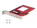 StarTech.com U.3 to PCIe Adapter Card, PCIe 4.0 x4 Adapter For 2.5" U.3 NVMe SSDs, SFF-TA-1001 PCI Express Add-in Card for Desktops/Servers, TAA Compliant