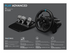 Logitech G G923 - hjul, pedaler och växelspakuppsättning