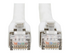 Eaton Tripp Lite Series Cat8 25G/40G Certified Snagless Shielded S/FTP Ethernet Cable (RJ45 M/M), PoE, White, 25 ft. (7.62 m)