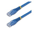 Startech 6ft CAT6 Ethernet Cable, 10 Gigabit Molded RJ45 650MHz 100W PoE Patch Cord, CAT 6 10GbE UTP Network Cable with Strain Relief, Blue, Wiring is UL Certified/TIA