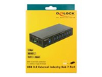 External Industry Hub 7 x USB 3.0 Type-A with 15 kV ESD protection