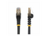 StarTech.com 7.5m CAT6A Ethernet Cable, 10 Gigabit Shielded Snagless RJ45 100W PoE Patch Cord, CAT 6A 10GbE STP Network Cable w/Strain Relief, Black, UL Certified Wiring/TIA