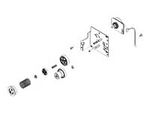 Left fuser drive unit