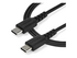 StarTech.com 2 m USB-C-kabel -&nbsp;svart&nbsp;